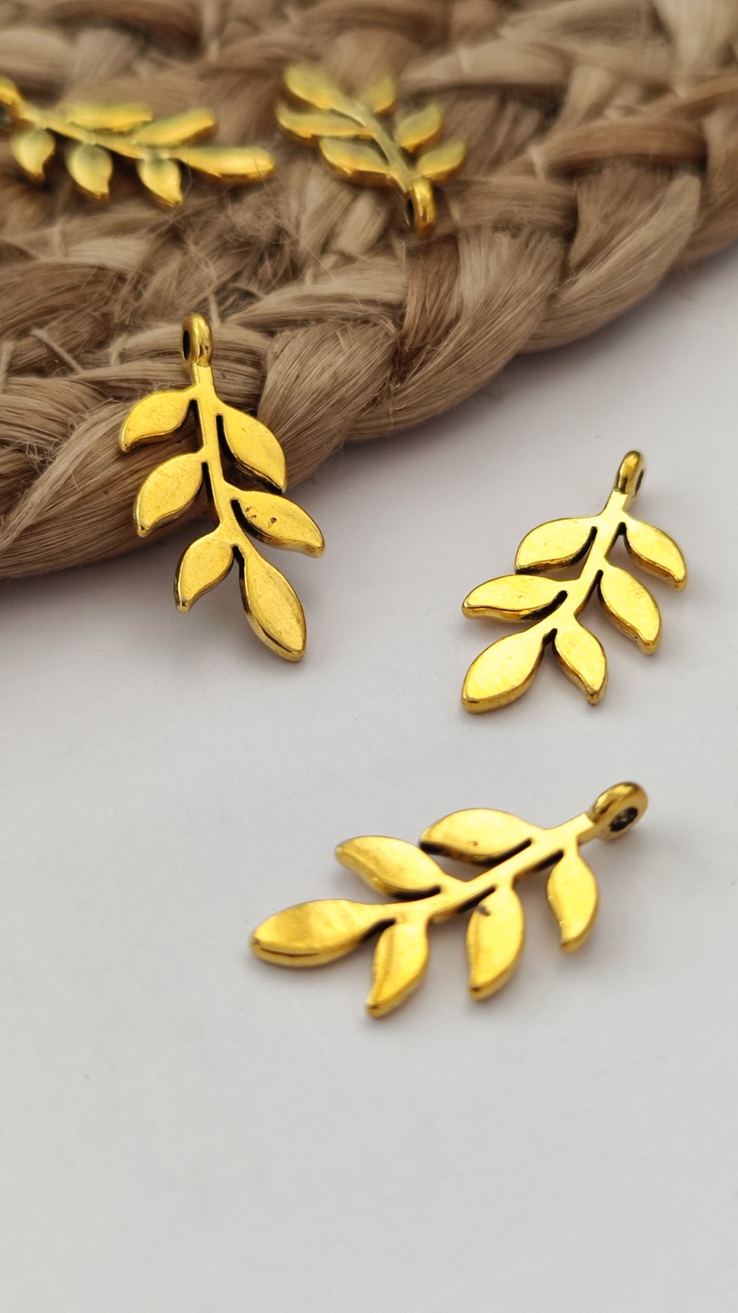 Golden Charms for jewellery making