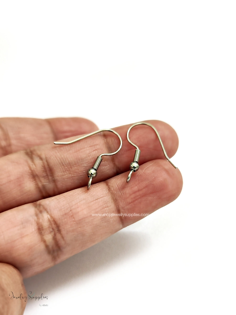 304 Stainless steel earring hook anti tarnish fishhooks for earring making jewellery