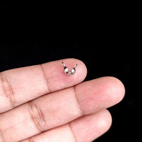316L Surgical Stainless Steel clamshell knot cover calotte bead end CLMPVD8 1 cover