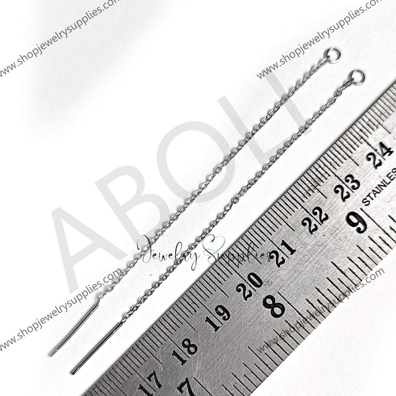 304 stainless steel Threader Chain Sui Dhaga earrings needle thread SSTCS10 Premium range - Jewelry Supplies