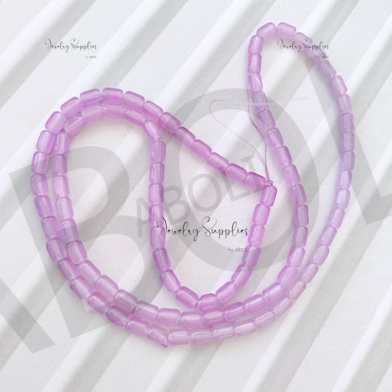 Cylinder glass beads faceted beads 8x6 mm GBFC8 full strand