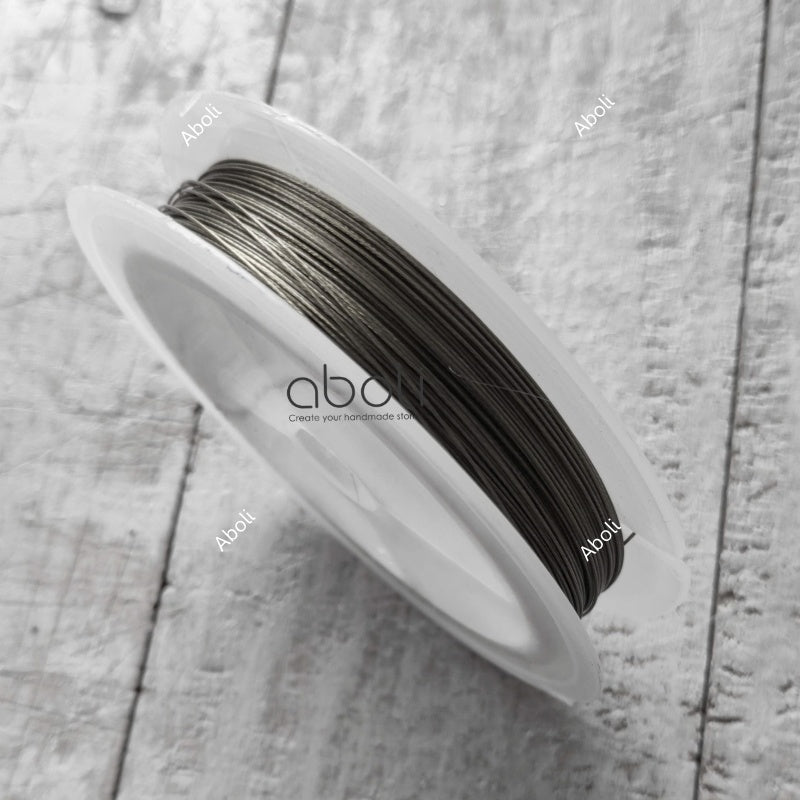 Silver gear wire bead stringing jewellery wire