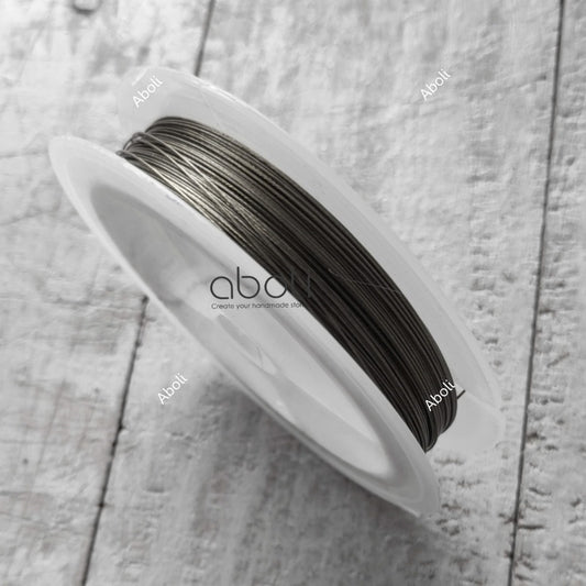 Silver gear wire bead stringing jewellery wire