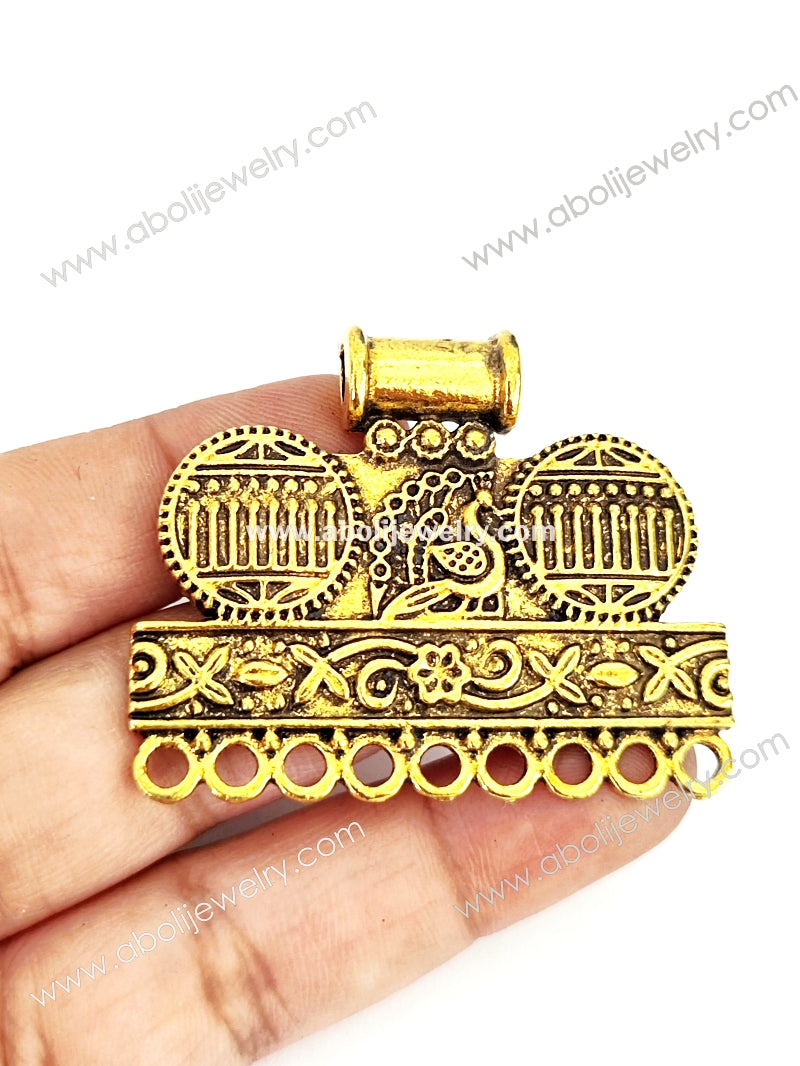 Golden pendant 17 - Jewelry Supplies