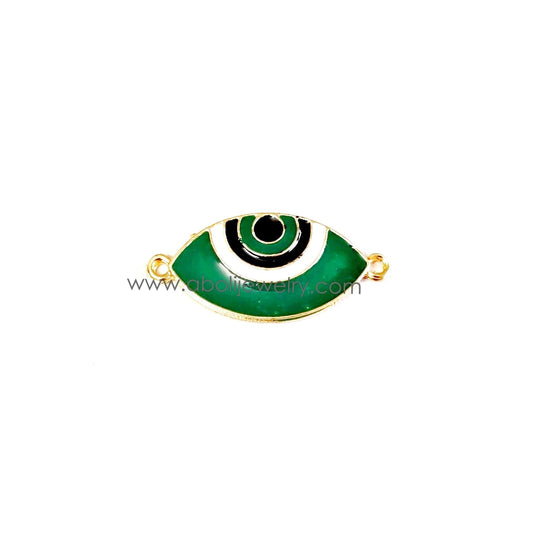 Green Evil eye connector charm connector for evil eye jewellery