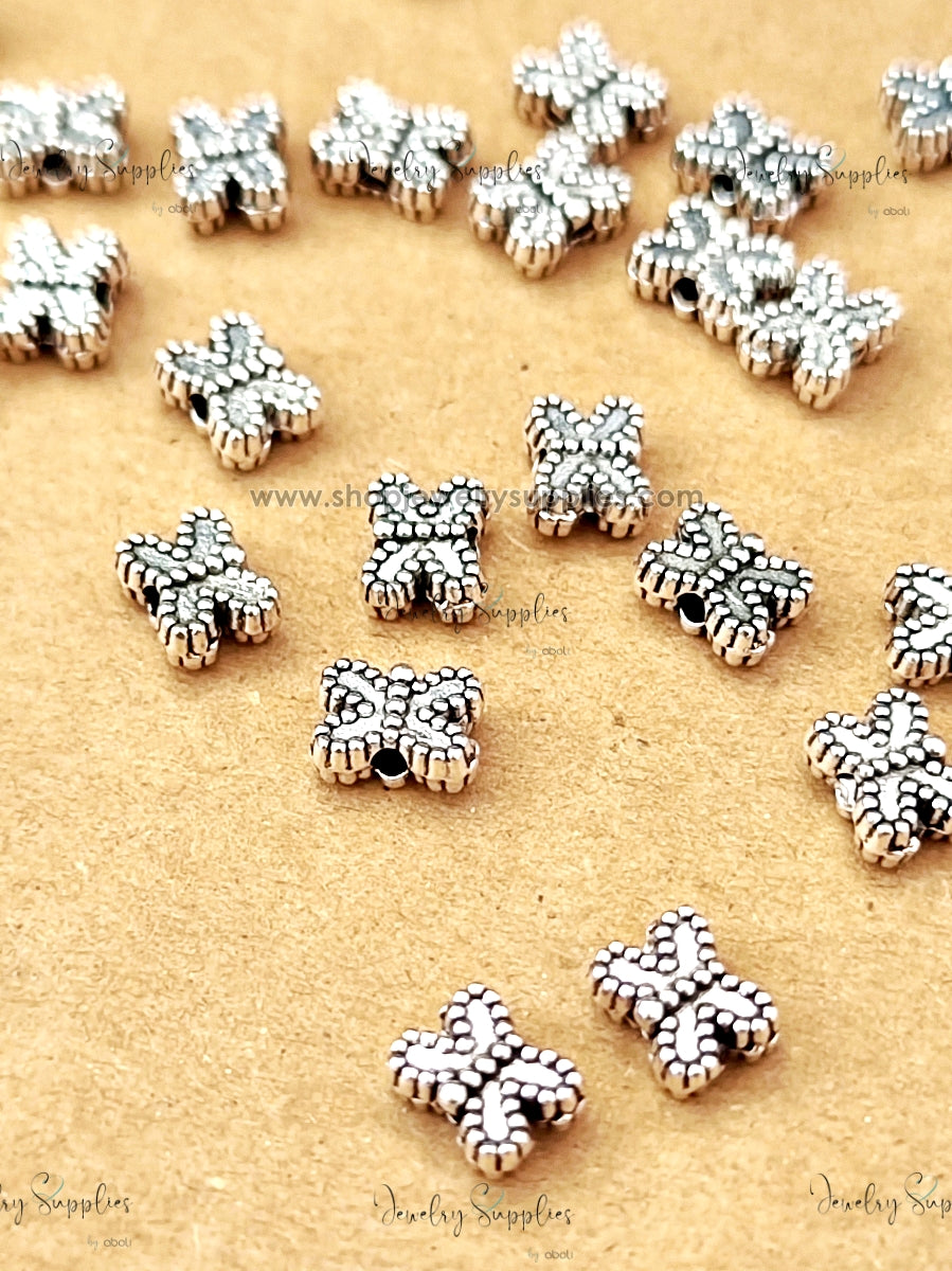 Butterfly Spacer Beads for Bracelets & Necklaces Pandora spacers for jewellery making GSSB207 10 gm