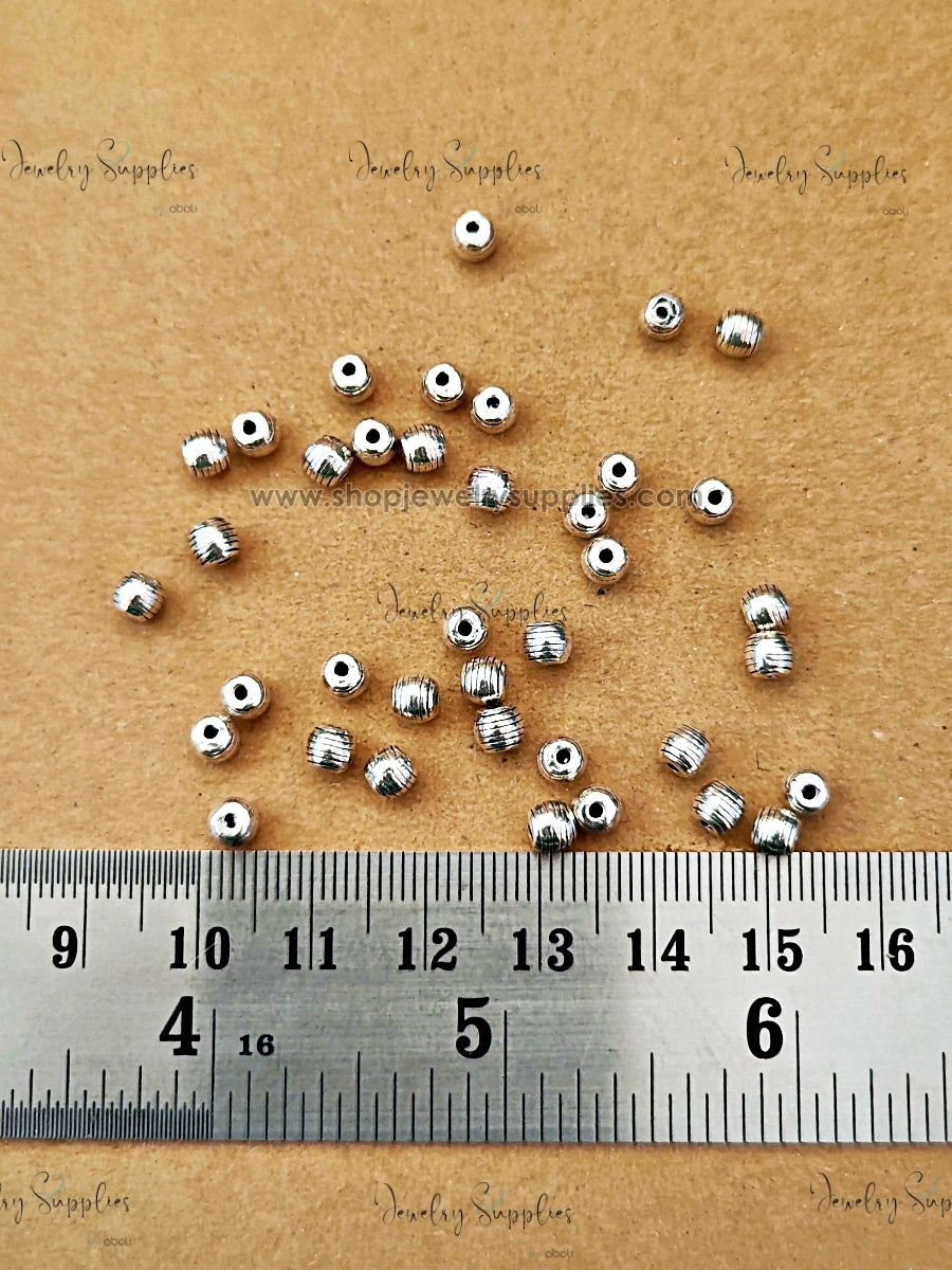 Metal Spacer Beads for Bracelets & Necklaces Pandora spacers for jewellery making GSSB208 10 gm