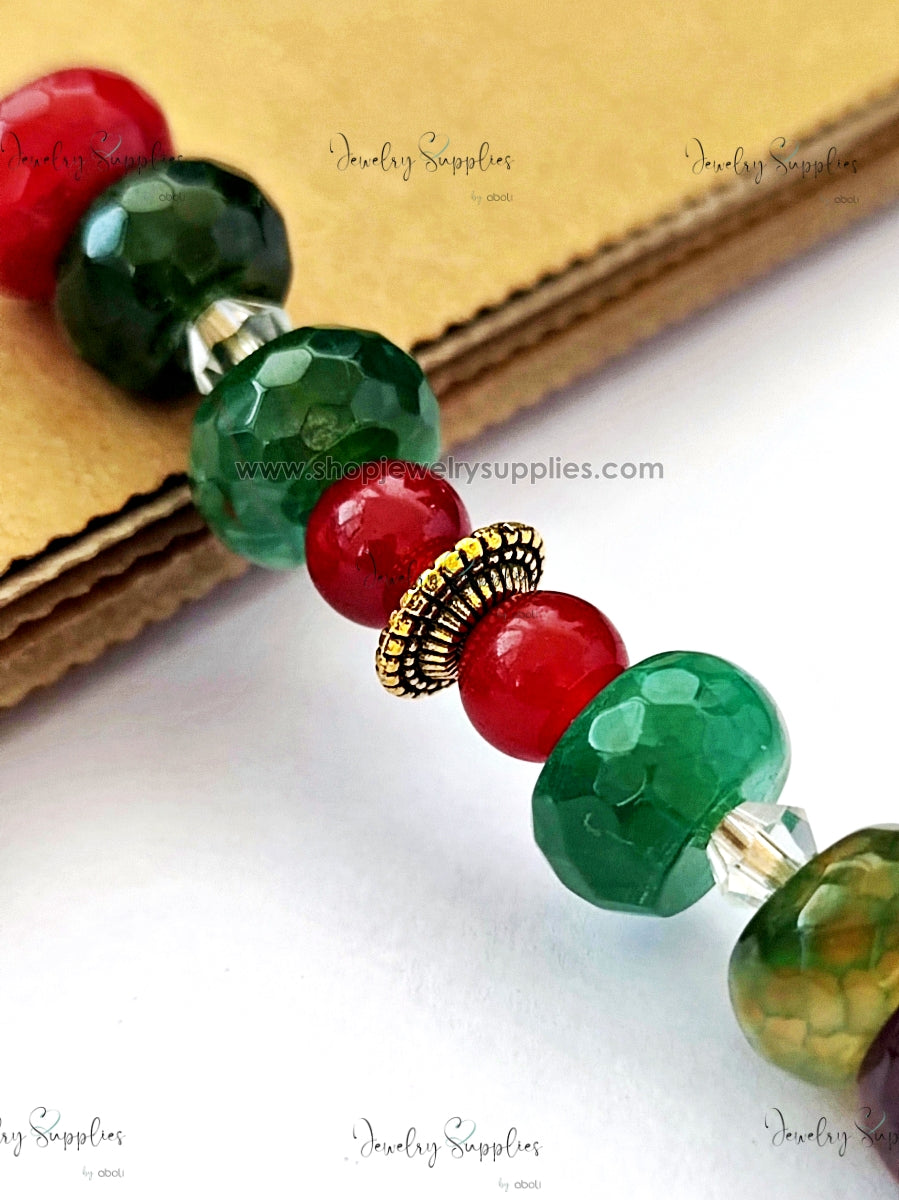 Golden disc Spacer Beads for Bracelets & Necklaces Pandora spacers for jewellery making GSSB305 10 gm