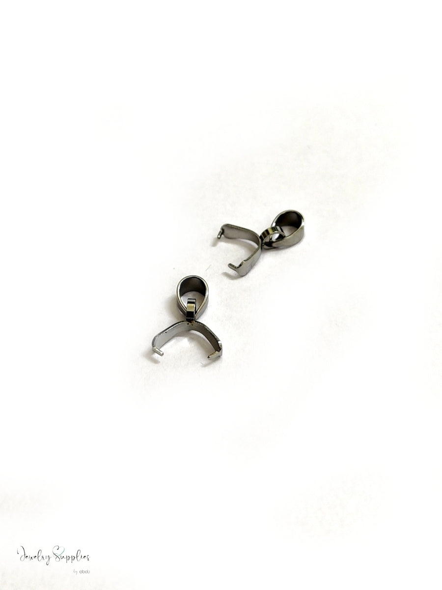 Stainless steel pinch bails pinch bails for pendant & charms