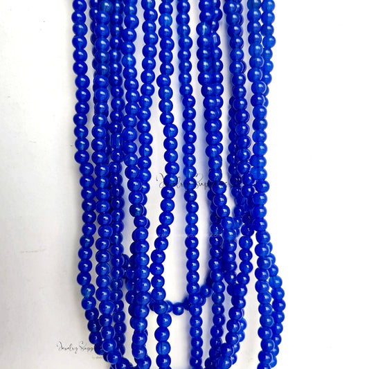 4 mm glass beads for beaded jewellery making round beads GB4P08 200+ beads