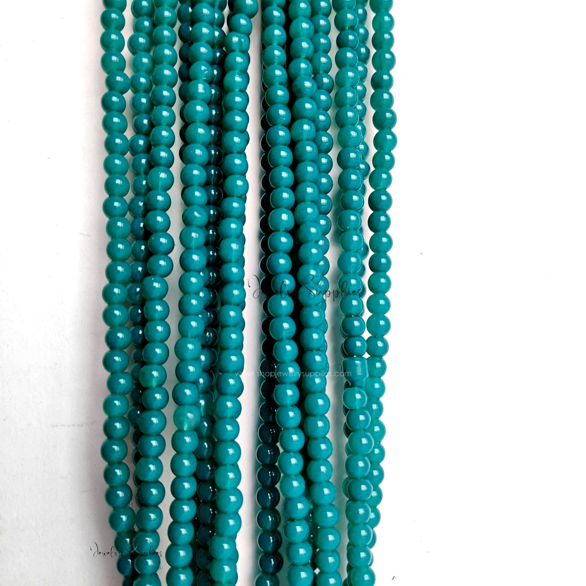 4 mm glass beads for beaded jewellery making round beads GB4P11 200+ beads