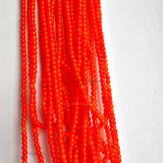 4 mm glass beads for beaded jewellery making round beads GB4P12 200+ beads