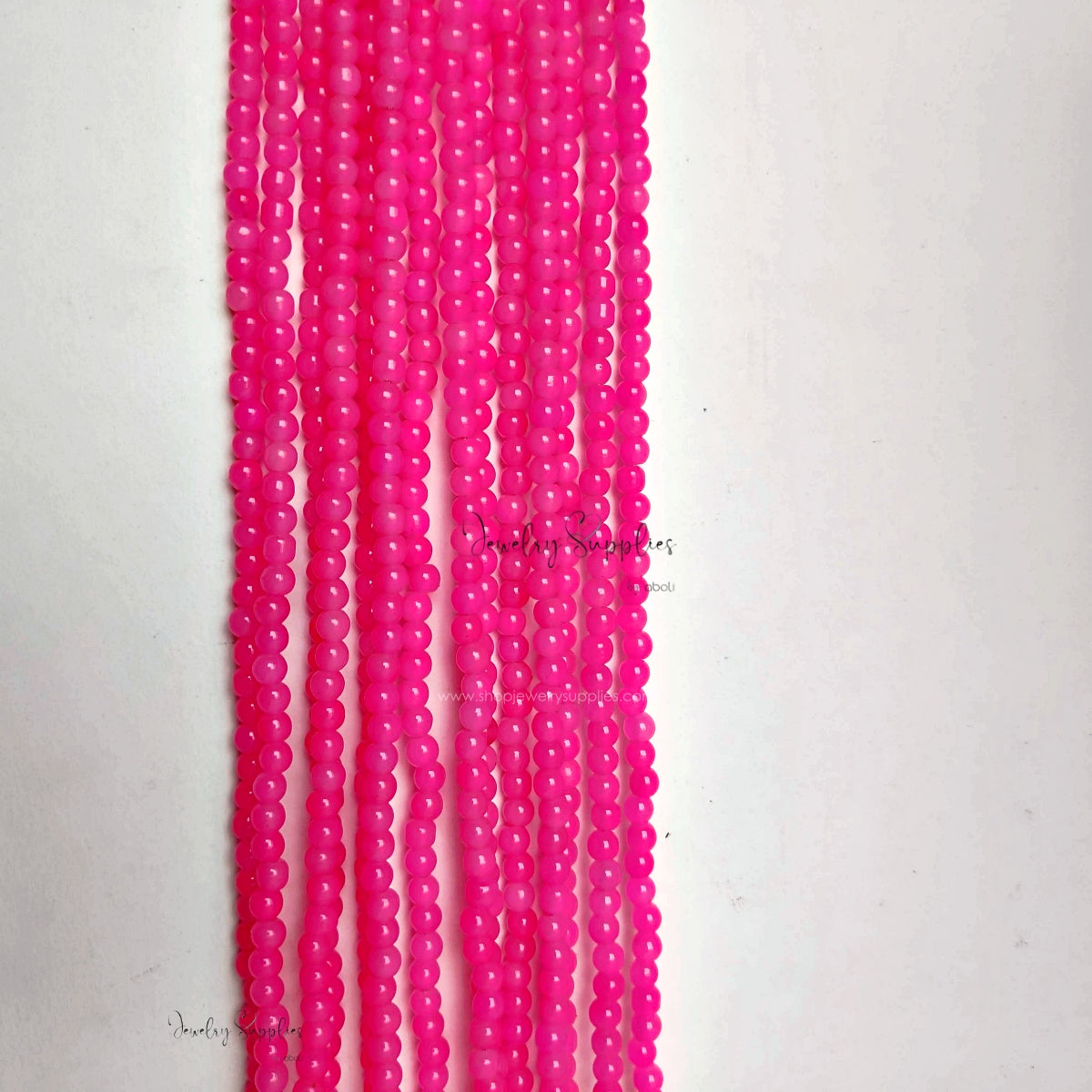 4 mm glass beads for beaded jewellery making round beads GB4P17 200+ beads