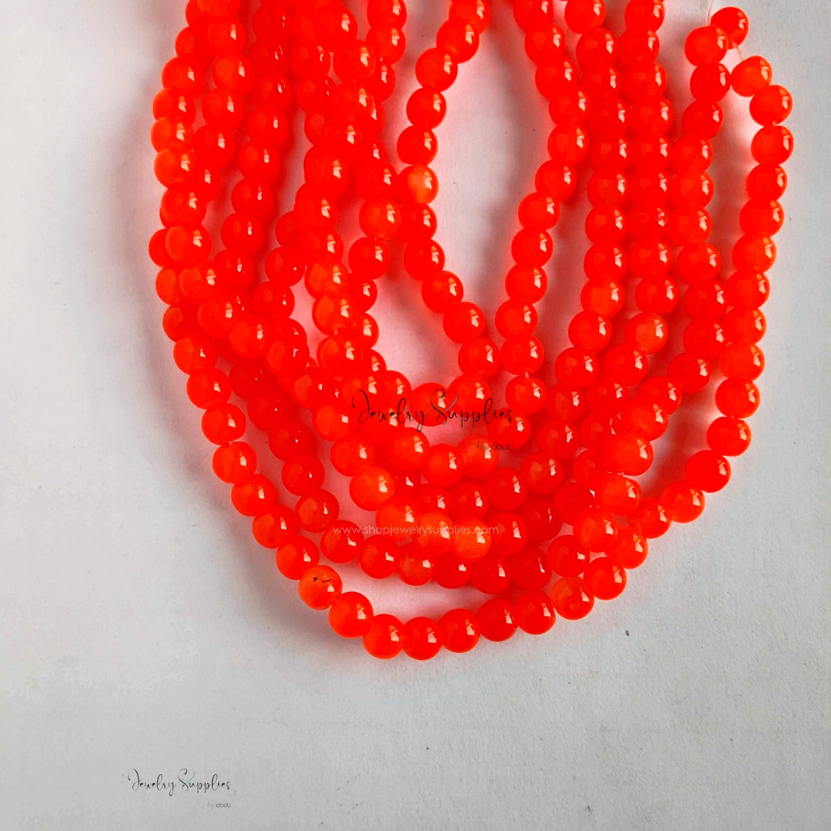 6 mm glass beads for beaded jewellery making round beads GB6P12 135+ beads