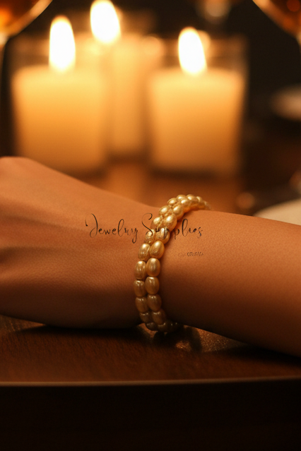 Swarovski imitation 4x3 mm oval glass pearl beads 16 inch strand alcohol acid guaranteed coating SWIGP04