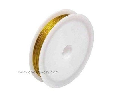 Golden gear wire bead stringing jewellery wire for trending "Invisible chain" necklace - Jewelry Supplies