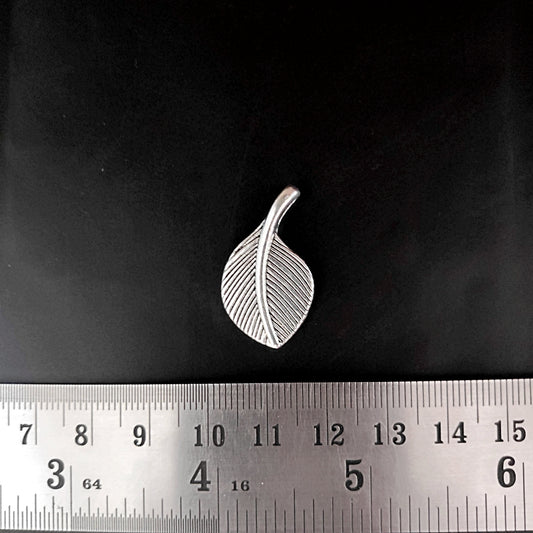German silver leaf pendant leaves earrings findings SP240