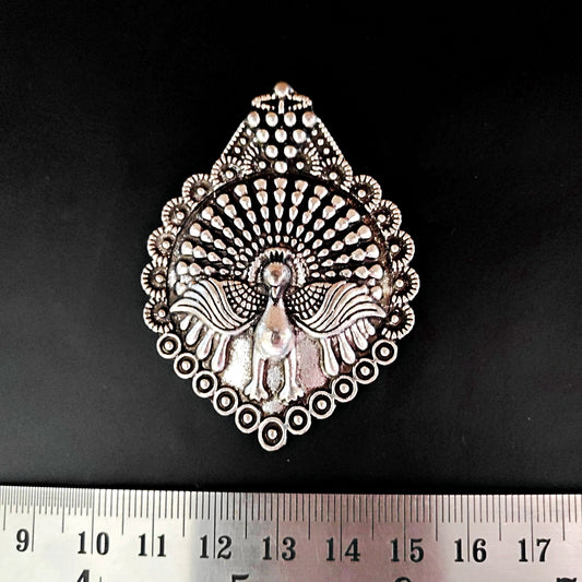 German silver peacock pendant SP211