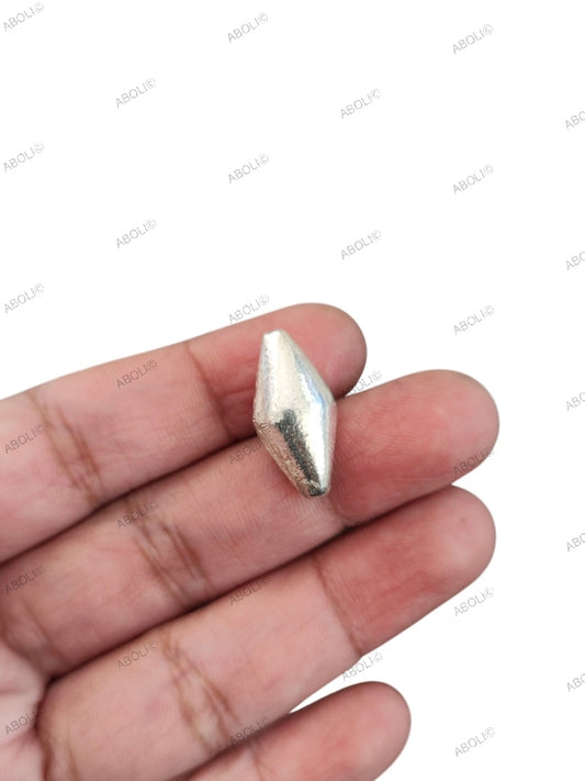 Silver dholki beads brass for traditional jewellery making