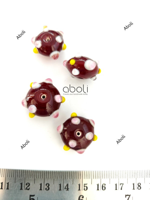 Lampwork beads lamp work glass beads handmade jewellery beads LMPWB33