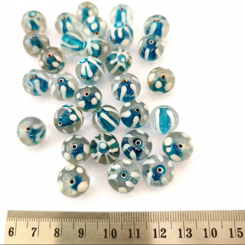 Lampwork beads lamp work glass beads bracelet set jewellery beads LMPWB61