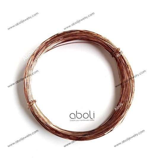 24 G Copper tarnish resistant Brass plated wire 24GCW