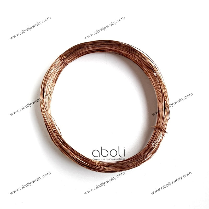 26 G Copper tarnish resistant Brass plated wire 26GCW