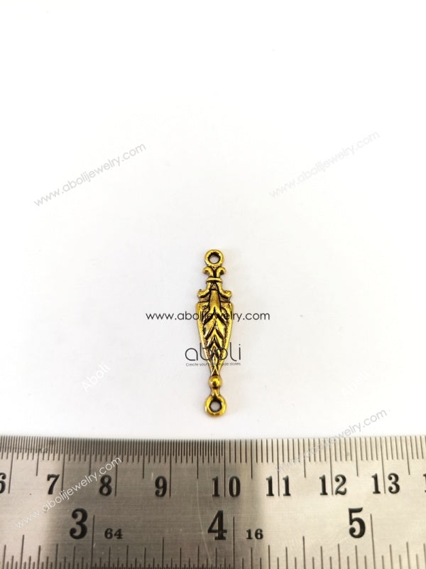 Golden Vajra Charm CHMG137 1 charm