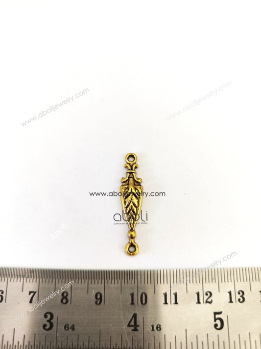 Golden Vajra Charm CHMG137 1 charm