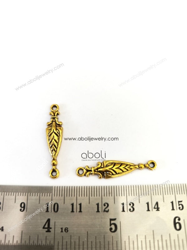 Golden Vajra Charm CHMG137 1 charm