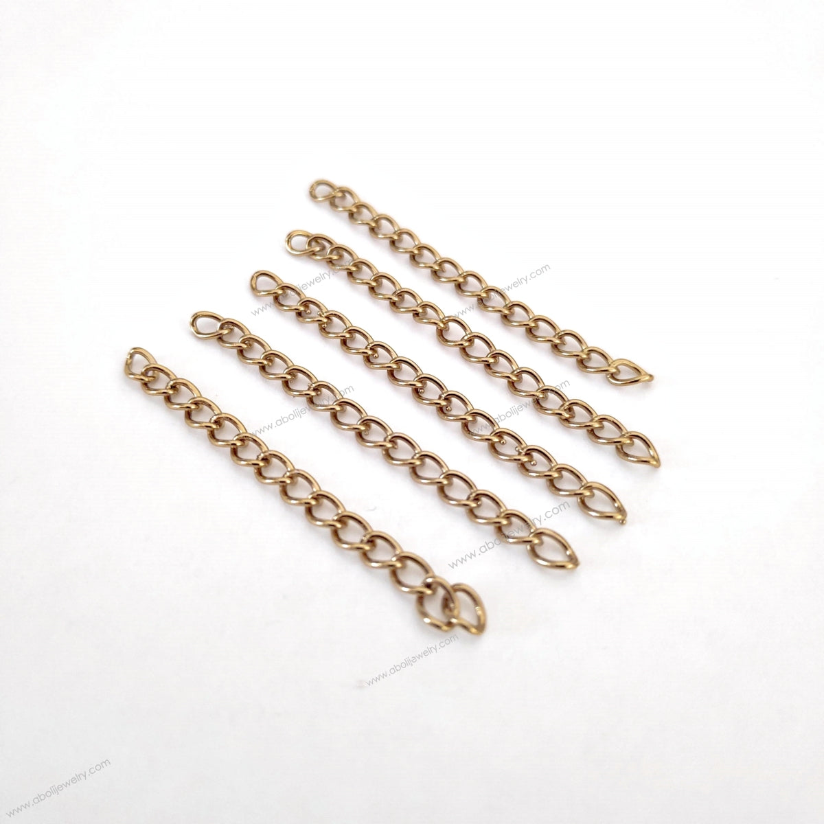 Antique golden extender chains brass extension chains BECAG