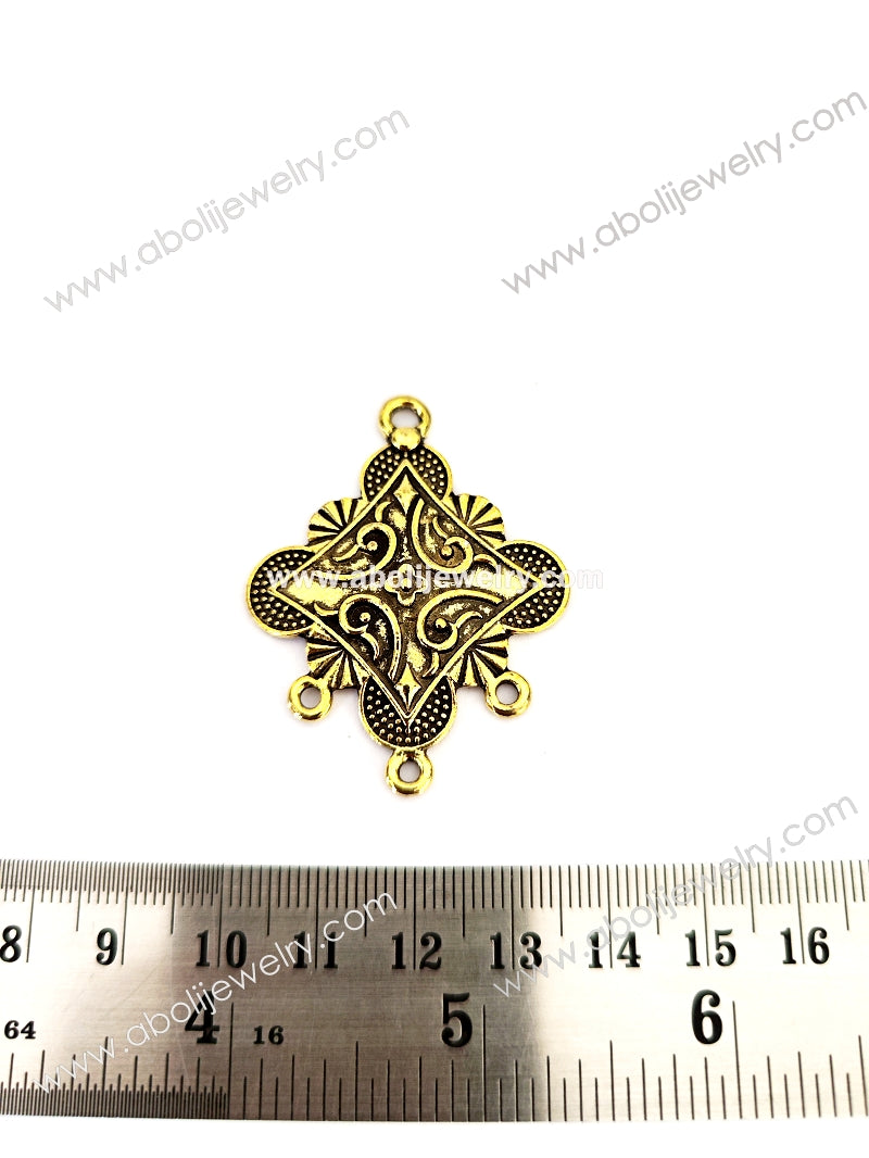 Golden pendant GP26 - Jewelry Supplies