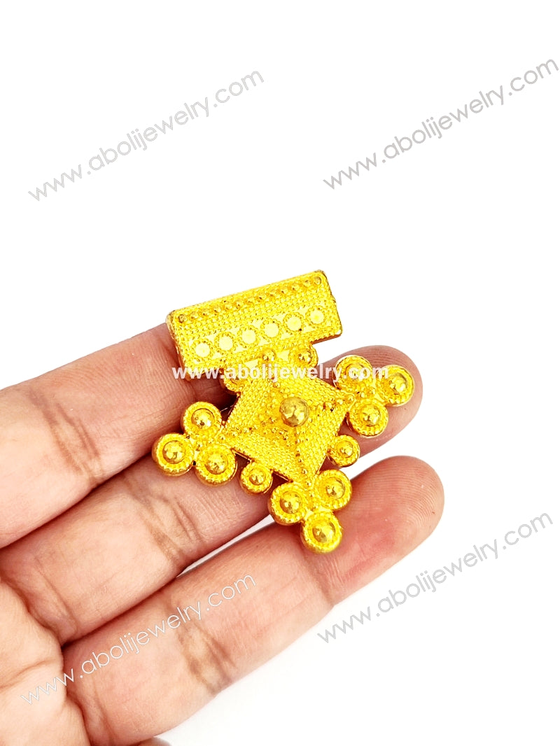 Golden pendant GP34 - Jewelry Supplies