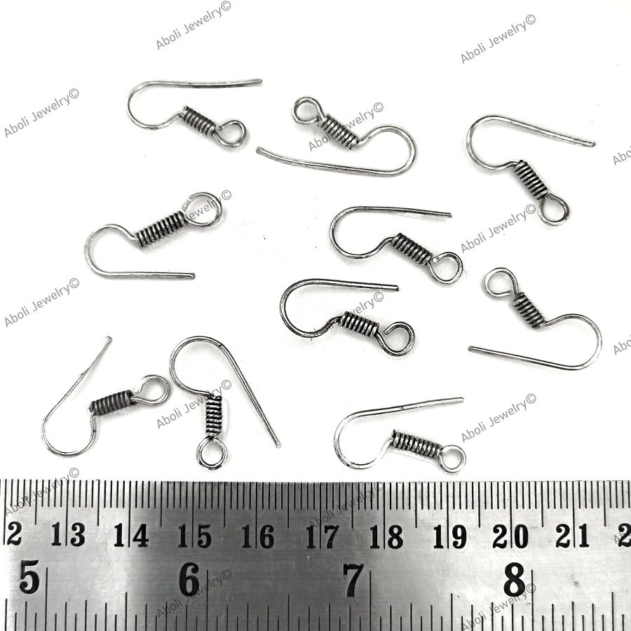 German silver earring hooks earwire earrings components BEW06 - Jewelry Supplies