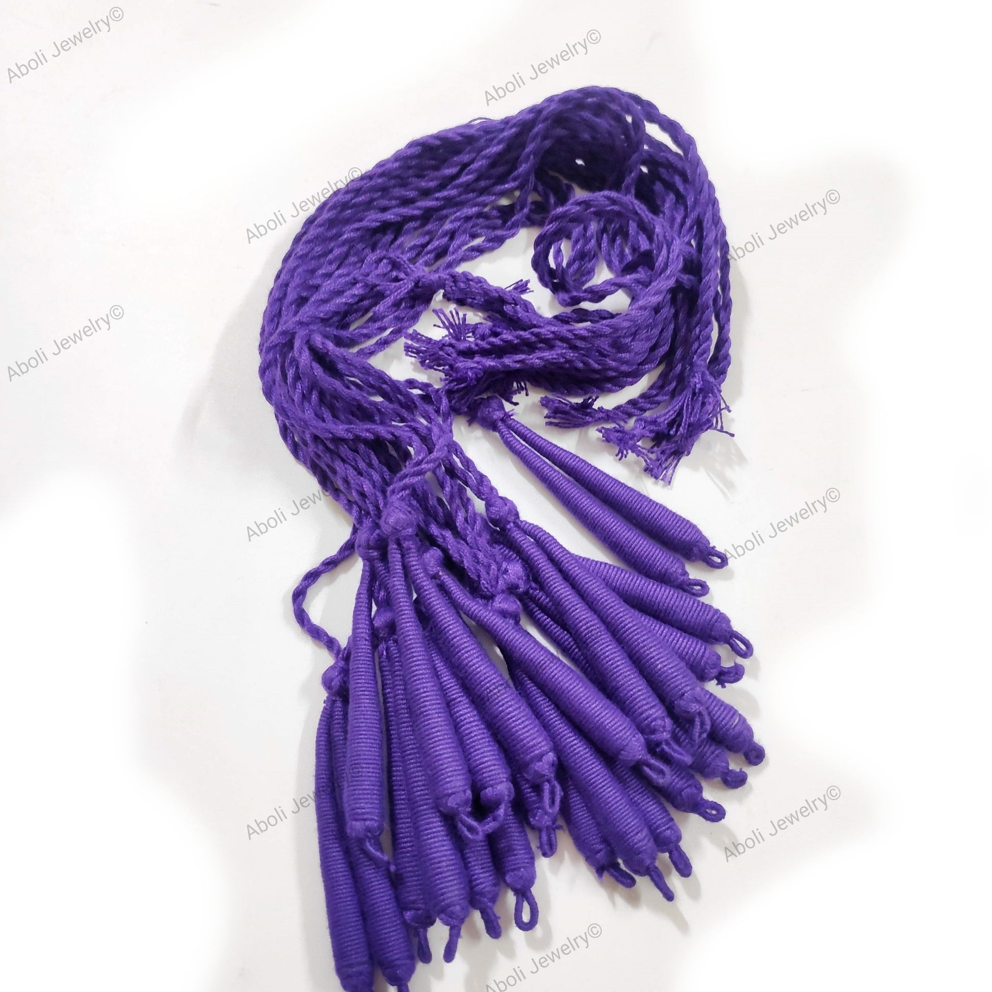 Violet Cotton dori premium quality necklace cord cotton back rope for necklace CDRD08