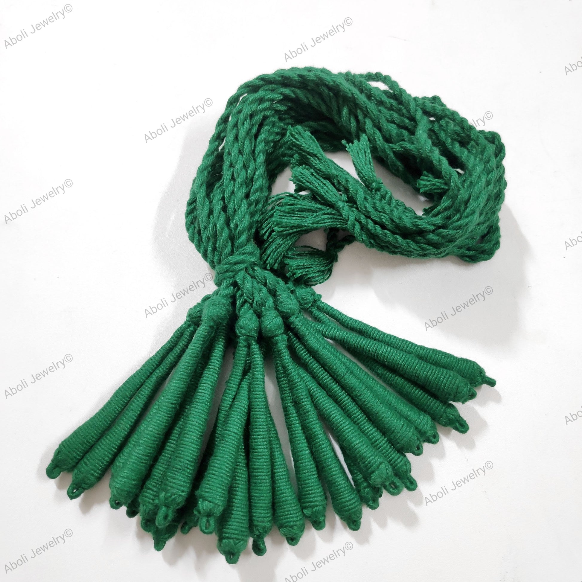 Dark green Cotton dori premium quality necklace cord cotton back rope for necklace CDRD09