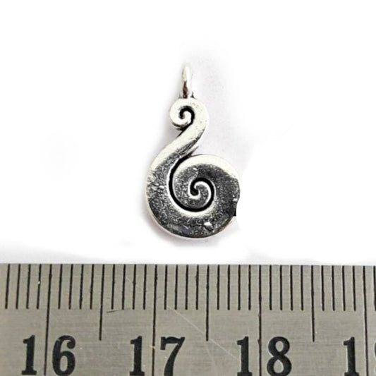 Silver Charm spiral charm CHMS29