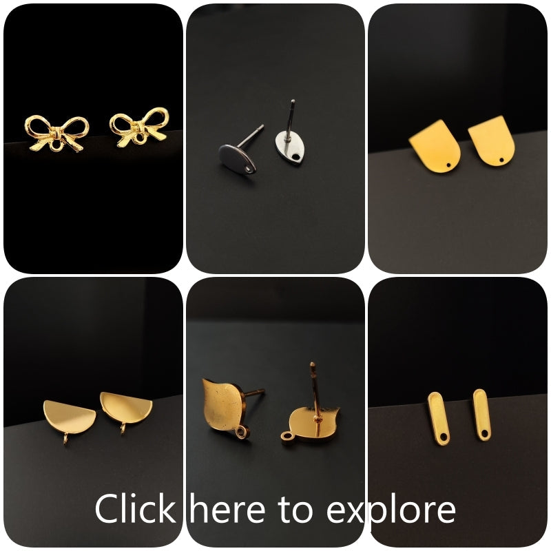 Stainless Steel Stud Earring Findings