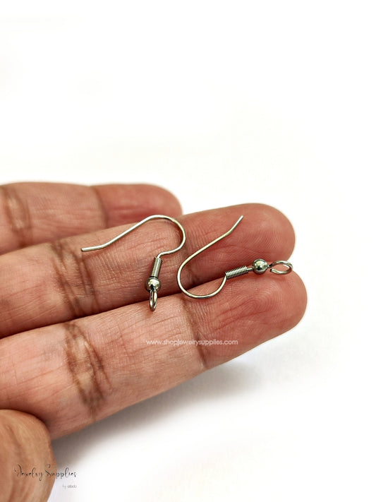 304 Stainless steel earring hook anti tarnish fishhooks for earring making jewellery