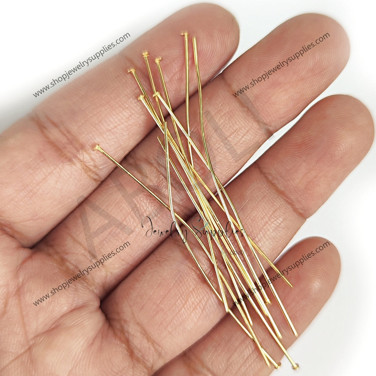 304 stainless steel Golden Head Pin 5 cm headpins SSHPG50