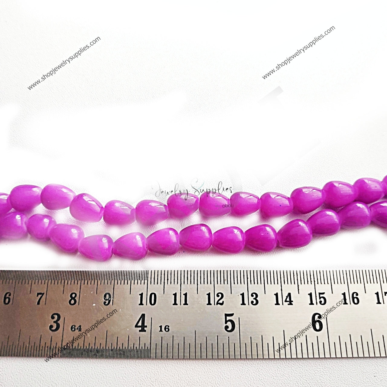 10x8 mm glass bead drop shaped glass beads beaded jewellery making GBD102 full strand