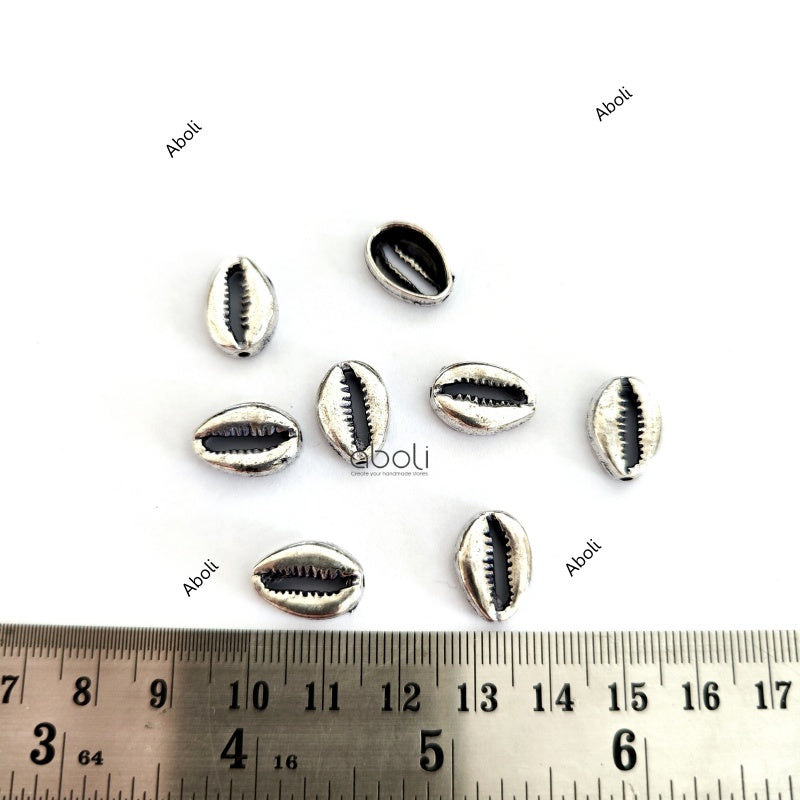 Silver Kowdi 10 gm spacer beads kowrie SSB101