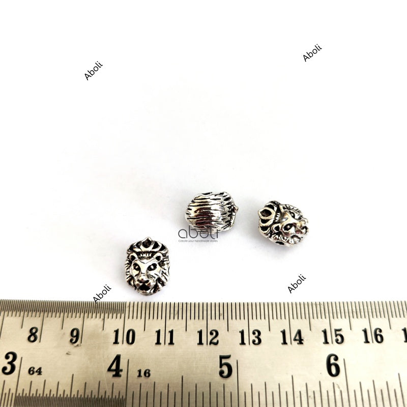 Silver lion king beads 10 gm spacer beads SSB109