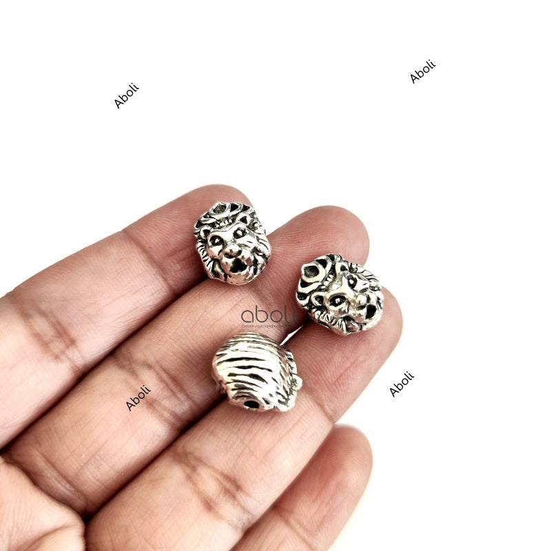 Silver lion king beads 10 gm spacer beads SSB109