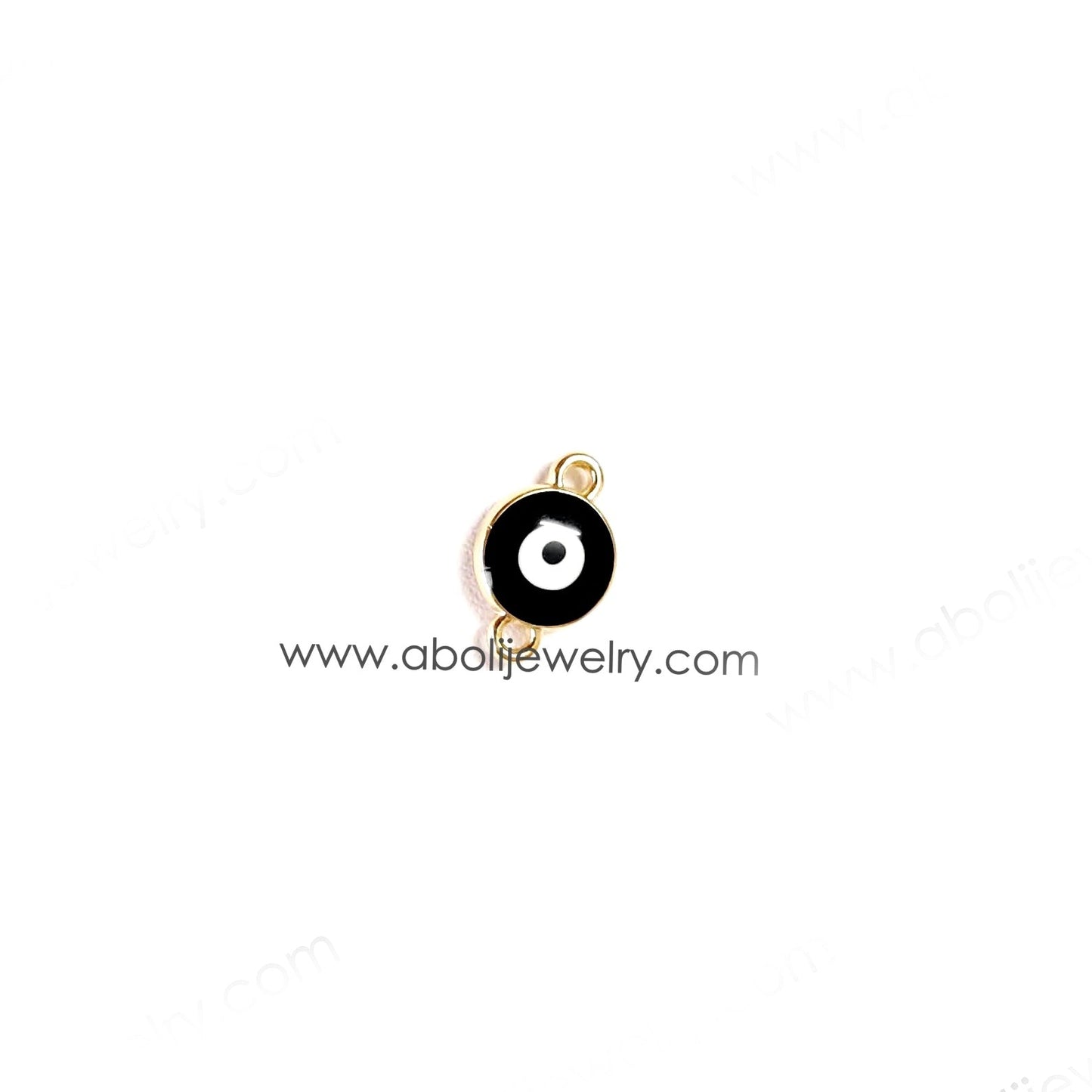Black evil eye rakhi connector for evil eye rakhi bracelet making