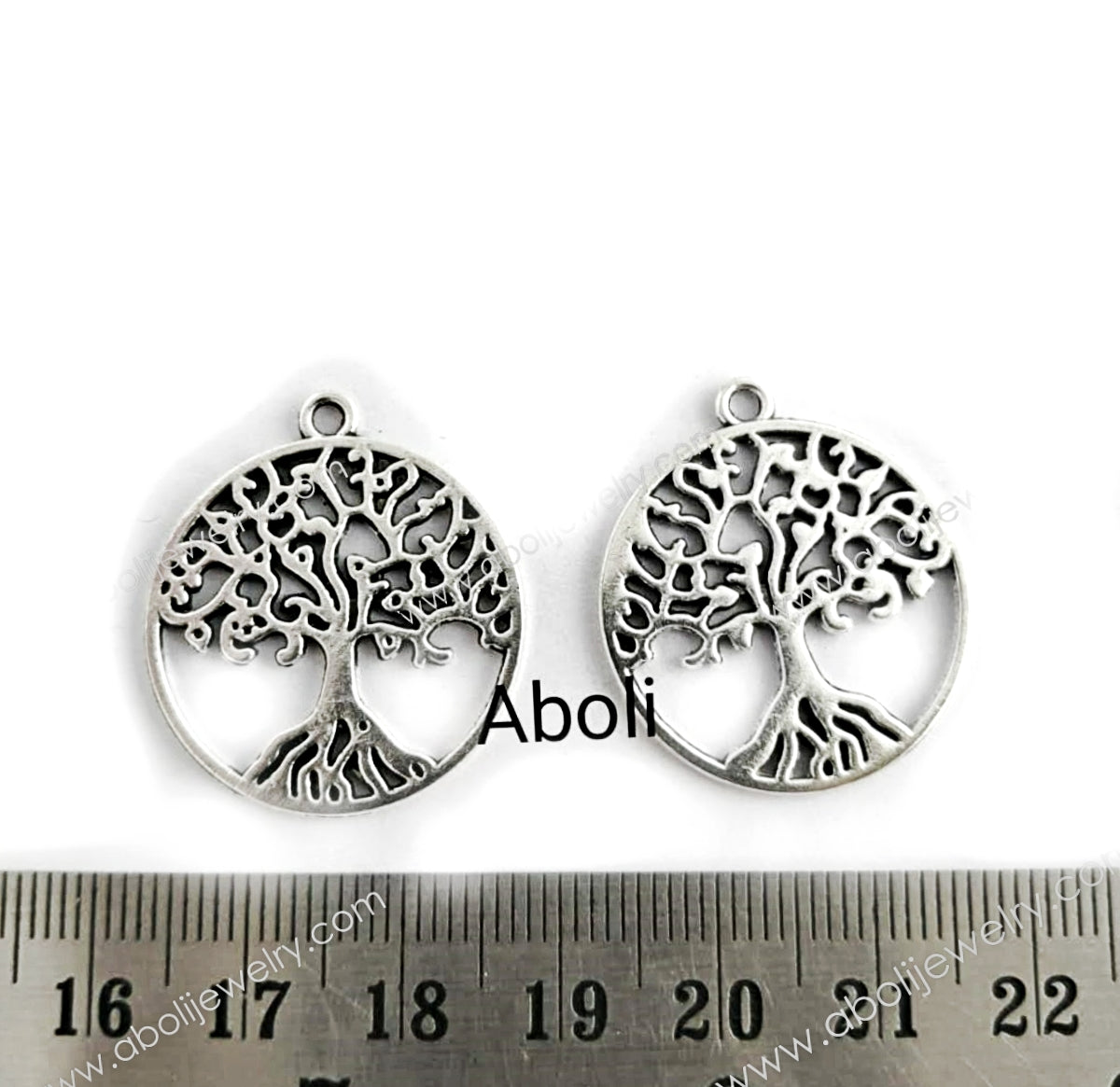 Silver tree of life charm pendant tree charm CHMS68