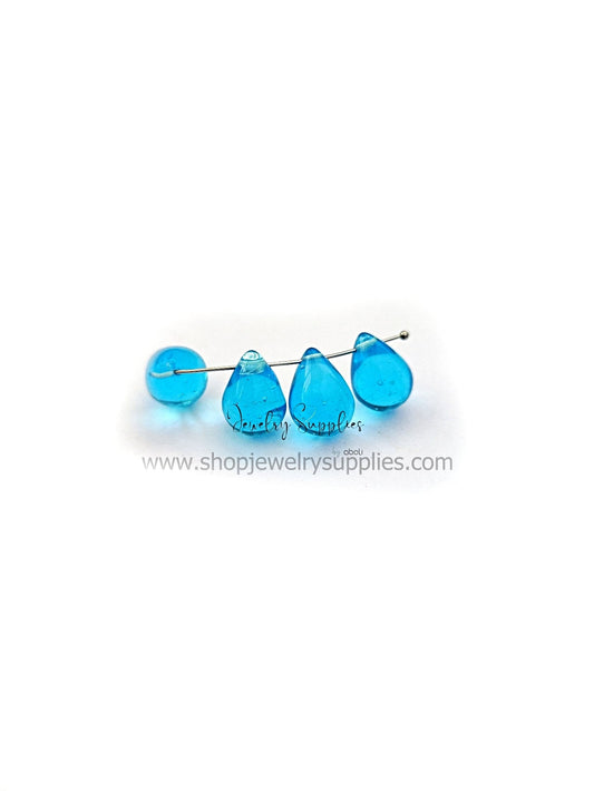 Drop glass beads Drop shaped beads DGBSD01 16 x 12 mm 2 beads