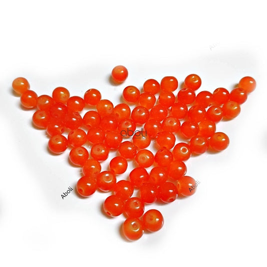 8 mm plain glass beads rakhi beads jewellery beads GB8P15 100 BEADS