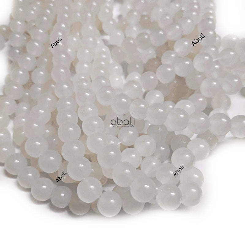 8 mm plain glass beads rakhi beads jewellery beads GB8P16 100 BEADS