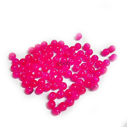 8 mm plain glass beads rakhi beads jewellery beads GB8P19 100 BEADS